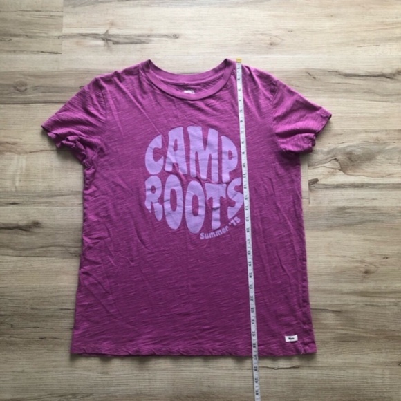 CAMP ROOTS Roots Pink Purple Short Sleeve Tee - Picture 6 of 6